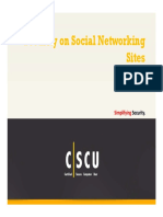 CSCU Module 11 Security On Social Networking Sites PDF