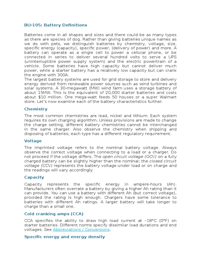 Battery University Lithium Ion Battery Battery (Electricity)