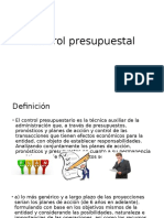 Control Presupuestal