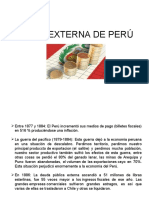 Deuda Externa de Perú