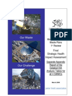 Wales 3 Regional Waste Plans 1st Review HIA - Seperate Appendix of Detailed Analysis Tables - FINAL - 28-Mar-08