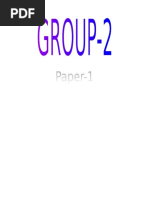 Physics Gp 2