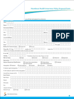 Max Bupa Proposal Form