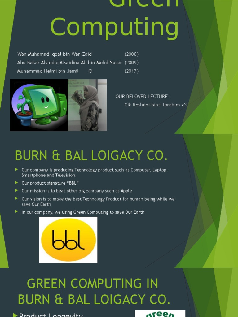 Green Computing | PDF | Telecommuting | Recycling