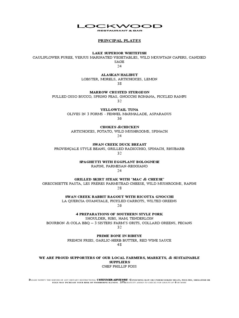 Seasonal Fine Dining Menu Highlights | PDF | Steak | Pickling