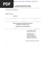 BrunoSentencingMemo
