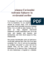 Rugăciunea Cuviosului Sofronie Saharov La Revărsatul Zorilor