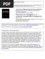 Download Journal of Marketing Communications by MIan Muzamil SN304151153 doc pdf