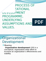 54619231 Process Assumptions Values n Beliefs of OD