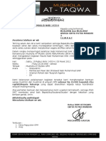 Download contoh Surat Edaran Maulid Nabi Muhammad 1433 H by wahyuli9 SN304173176 doc pdf