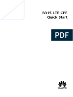 Huawei B315s - Quick Start Guide