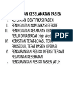 6 Sasaran Keselamatan Pasien