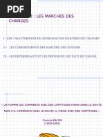 Les marchés des changes