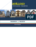 CATALOGO BIENES CULTURALES INMUEBLES Departamentos de GRANADA y MASAYA PDF