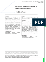 Walker-Condiciones Espacio-Temporales en La Práctica Democrática