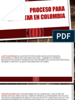 Proceso Para Importar en Colombia
