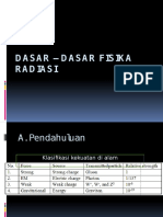 Dasar - Dasar Fisika Radiasi