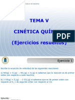 TEMA 5 Probelmas Cinetica Quimica