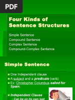 January - Sentence Structure Explanation Powerpoint