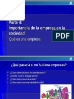 Mportancia de La Empresa en La Sociedad