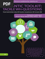 Semantic Toolkit Tackle WH Questions Free