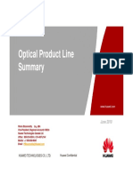 Huawei Optical Product Line Summary June
