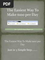 The Easiest Way To Make $100 Per