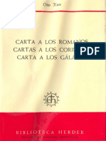 Cartas Romanos. Corintios, Galatas-Kugss Otto