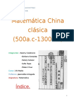 Matemática China Clasica