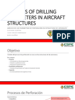 Analysis of Drilling Parameters in Aircraft