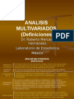 analisis multivariados