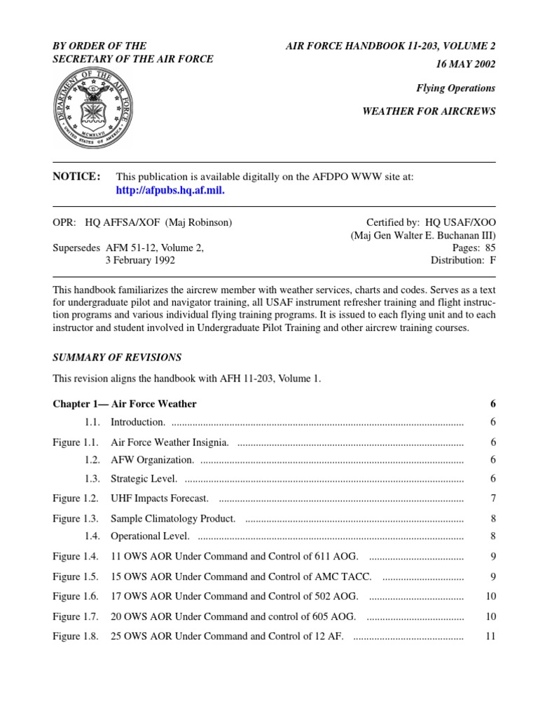 Weather Handbook for Aircrews | PDF | Physical Geography | Meteorology