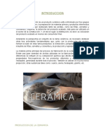 Proceso de Fabricación de La Cerámica