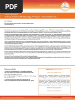 Download Archives of Clinical Microbiology A Versatile Journal in the Field by iMedPub SN30429972 doc pdf