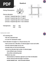 Deadlock: - Examples: Traffic Jam: - Dining Philosophers - Device Allocation