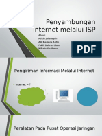Penyambungan Internet Melalui ISP
