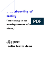 The Absurdity of Reality: Case Study in The Meaninglessness of All Views