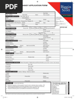 Tenancy Application Form: Property Address