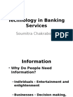 Technology in Banking Services: Soumitra Chakraborty