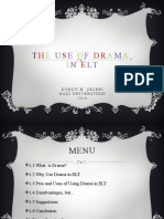 The Use of Drama in ELT - For Geltus Project