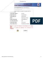 Note 1: To Print The Transaction Acknowledgement Click Print Icon. Note 2: To Complete The Application Form Submission Click Continue