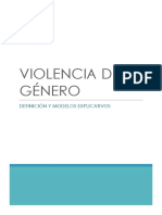 Definición y Modelos Explicativos de La Violencia de Género