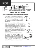 Conservation of Momentum and Collision