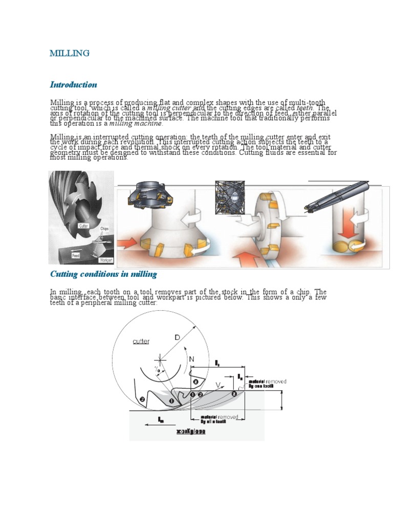 Milling Tool Design PDF Machining Helix