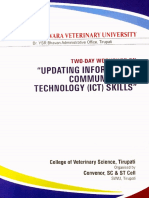 Updating Information Communication Technology (ICT) Skills