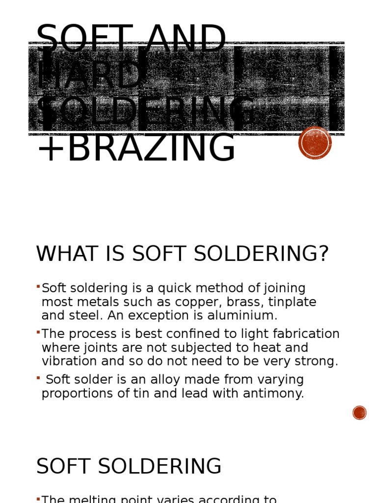 Soft And Hard Soldering +Brazing Soldering Solder