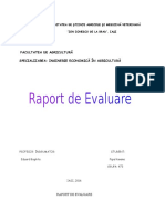 Raport de Evaluare