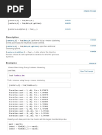 Fuzzy C-Means Clustering - MATLAB FCM