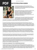 Treinamento Intervalado e Seu Poder Na Perda de Gordura