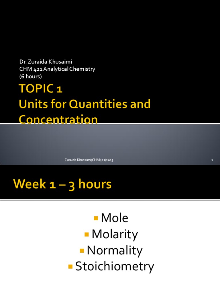Preparing Analytical Solutions A Guide to Concentration Calculations and Dilutions PDF